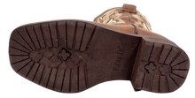 Cowboy Boot Square Toe Tan