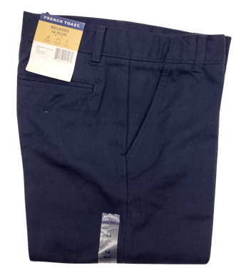Pantalones escolares ajustados para niños con diseño de French Toast
