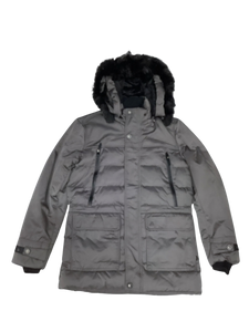 Benjamin Franklin Grey Long Jacket