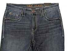 T&Y Jeans MD-202 Dark Blue - front waist detail