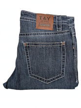 T&Y Jeans MD-202 Dark Blue - back pocket detail