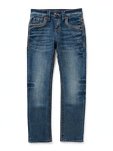 T&Y Jeans MD-1016 Mid Blue Jeans, front view