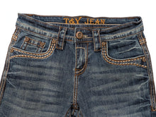T&Y Jeans MD-1016 waistband and front pocket detail